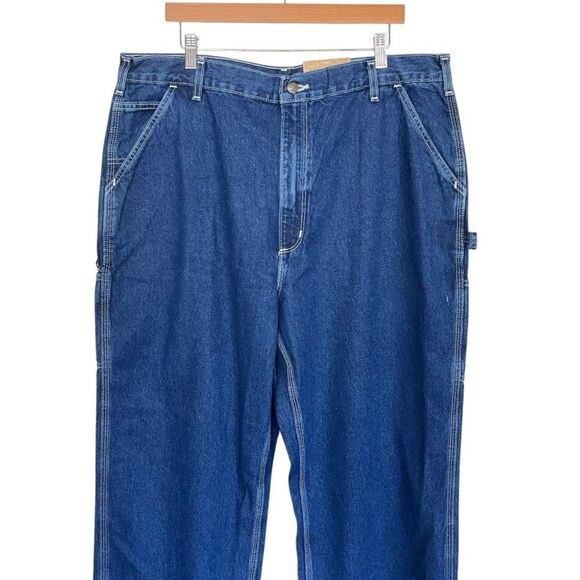 NWT Carhartt | Men's Loose Original Fit Work Dungaree Jeans 40X36 - Picture 5 of 10